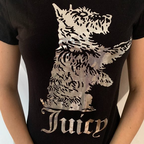 SUPER CUTE WOMEN'S JUICY COUTURE TOP SZ XS NWT - Picture 2 of 5